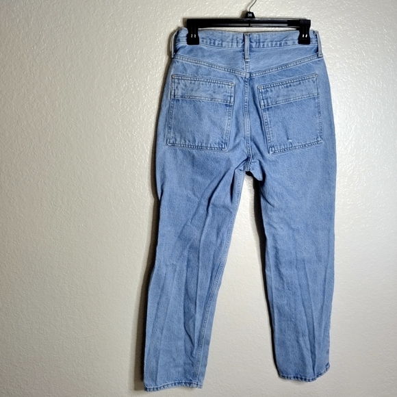 Agolde Cooper Cargo Jeans In Light Wash Sz 26 - Picture 8 of 12